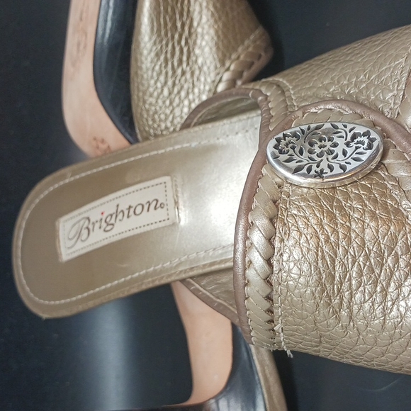 Brighton Sandals Slides Taupe/Light Beige  Size 7.5 Medium  Parker - Picture 8 of 8